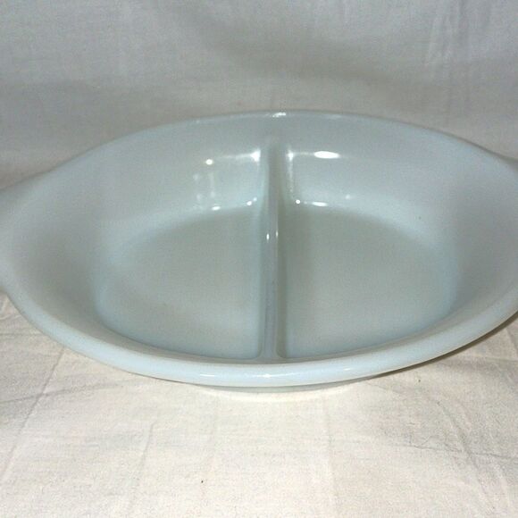King Fire Vintage Divided Casserole Dish - Picture 3 of 4